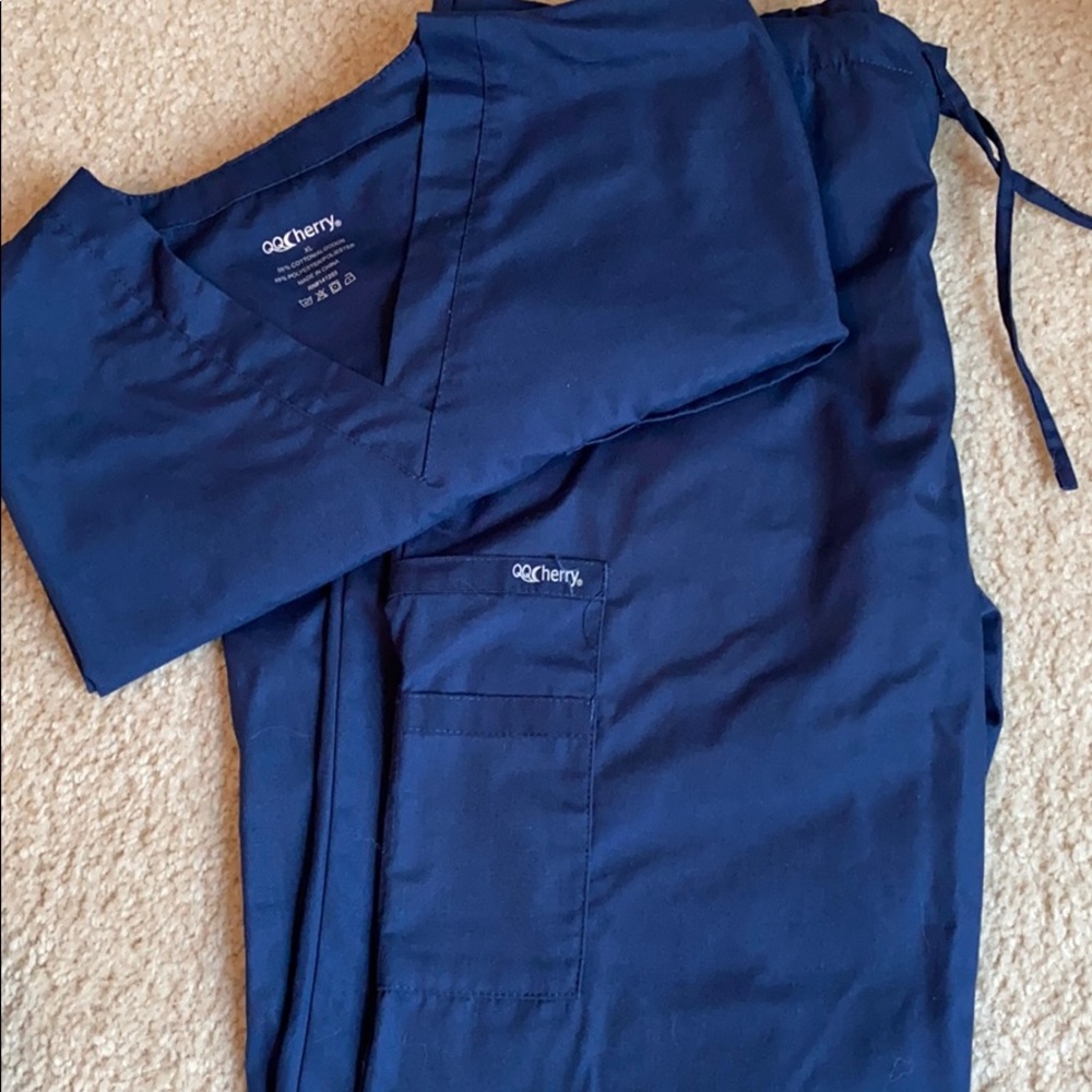 QQ Cherry Scrub Top and Pants